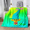 Trolls World Tour Blanket Soft Warm Cozy Suitable for Chair Bed Livingroom for All Seasons Modern Ideal Gift For Birthday Valentine'S Day