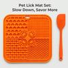 Tapete Lick Mat Alimentador Lento com Ventosas Tigela de Silicone para Pet para Alívio da Ansiedade Digestão Sem BPA Portátil Tapete de Comida com Quebra-Cabeça para Cão para Comida Úmida Iogurte Petiscos