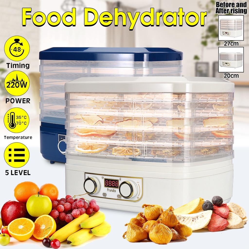 5 Layers Food Dehydrator Fruit Vegetables Herb Meat Dryer Food Electric Drying Machine DIY Pet Meat Snacks For Home 220v