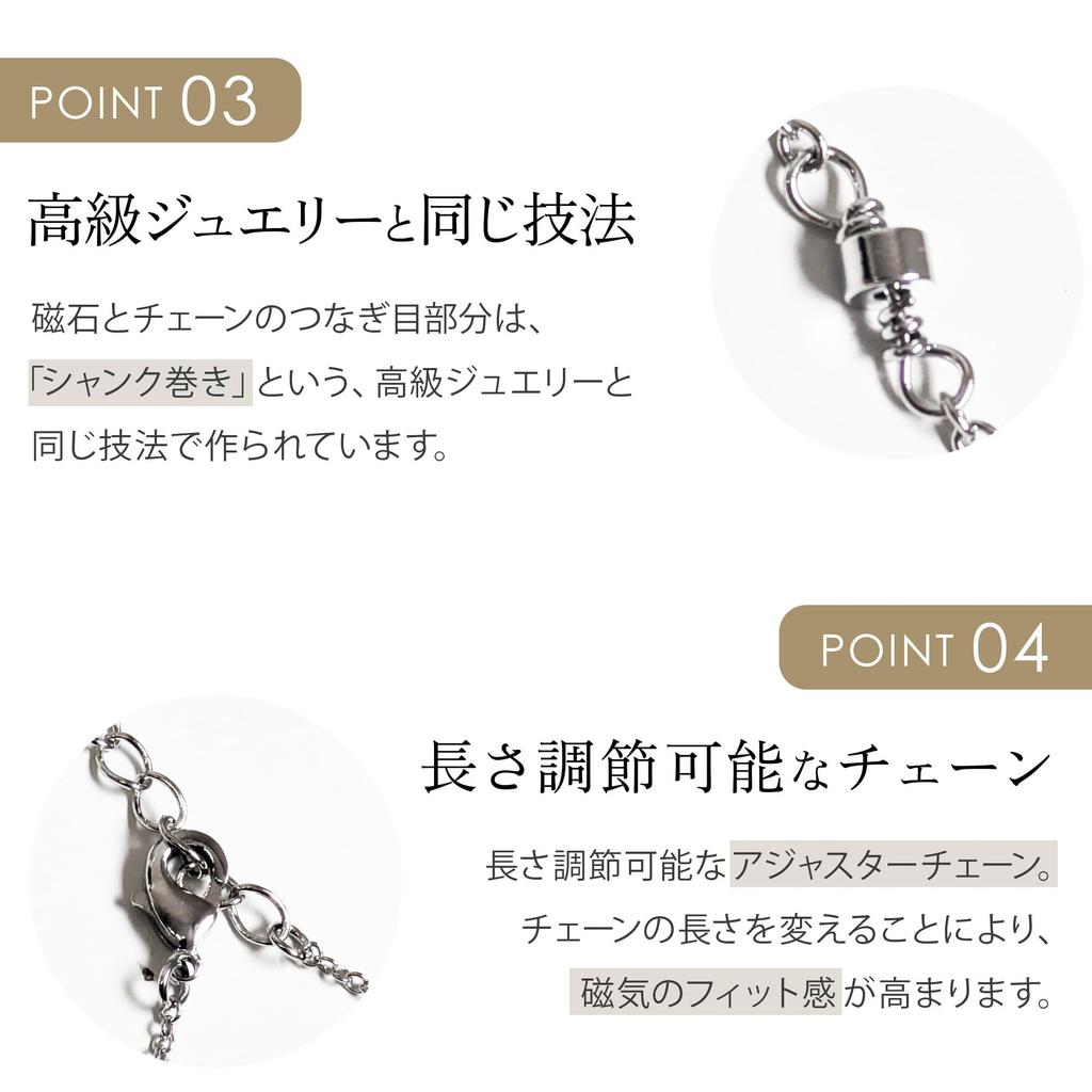 [MWJ TOKYO] Women's Magnetic Necklace, Stylish Single Pendant with Stone, Birthstone, Silver, Casual Jewelry, Gift, Zirconia, Solitaire Necklace