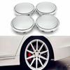 4Pcs Chrome Car Wheel Center Cap Tyre Rim Hub Caps Cover ABS 65mm (in 56mm)