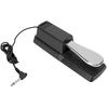 Sustain Pedal Quick Response Noise Reduction Universal Non Slip Base Keyboard Damper Pedal Silver
