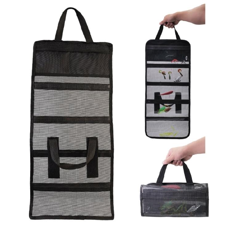 Fishing Long Vertical Jigs Case Metal Jigs Lure Fishing Baits Bag Waterproofs Tool Pockets Bag Fishing Lure Organizers