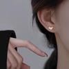 Heart-Shaped Crushed Ice Earrings for Women - 2026 Stylish and Versatile, Simple High-End Design
