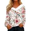 Long Sleeve Shirts For Women Cute Tops Christmas Prints Tees Blouses Casual Plus Size Basic Tops Pullover
