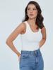 Cotton Camisole For Women, Thin Outer Wear, Inner Wear To Cover Side Breasts, Threaded Slim Fit Bottoming Sleeveless Top