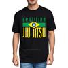 T-shirts Trainingsshirt Korte Mouw Braziliaans Jiu Jitsu Vlag Ontwerp Comfortabel Shirt met Korte Mouwen Minimalistisch Lichtgewicht T-shirt