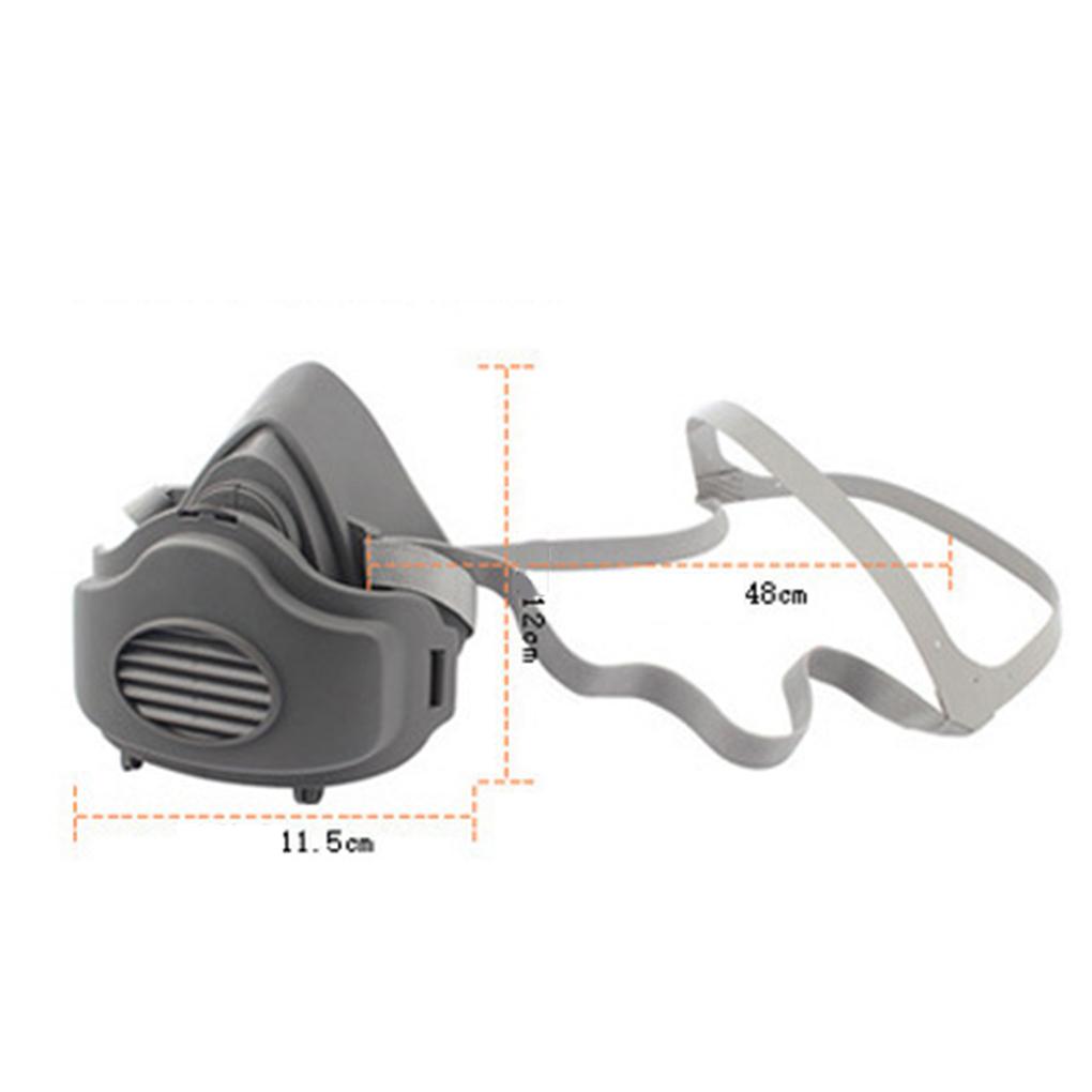Anti-dust Mask Reusable Paint Spraying Respirator Chemical Welding Safety Industrial Dust Mask