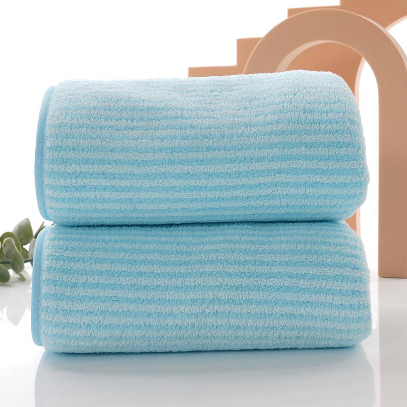 Soft, Quick-Dry Coral Fleece Towel - Absorbent & Shed-Free for Face Washing