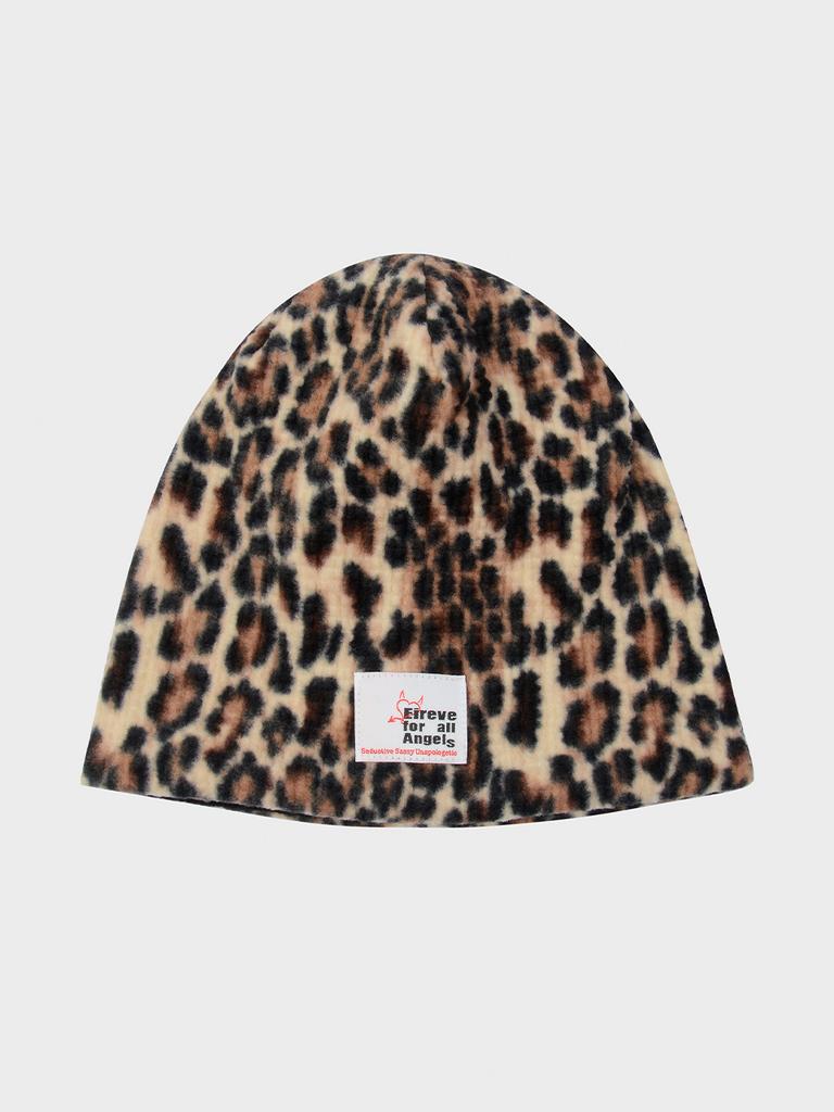 EIREVE Kate Reversible Beanie (Leopard Beige)