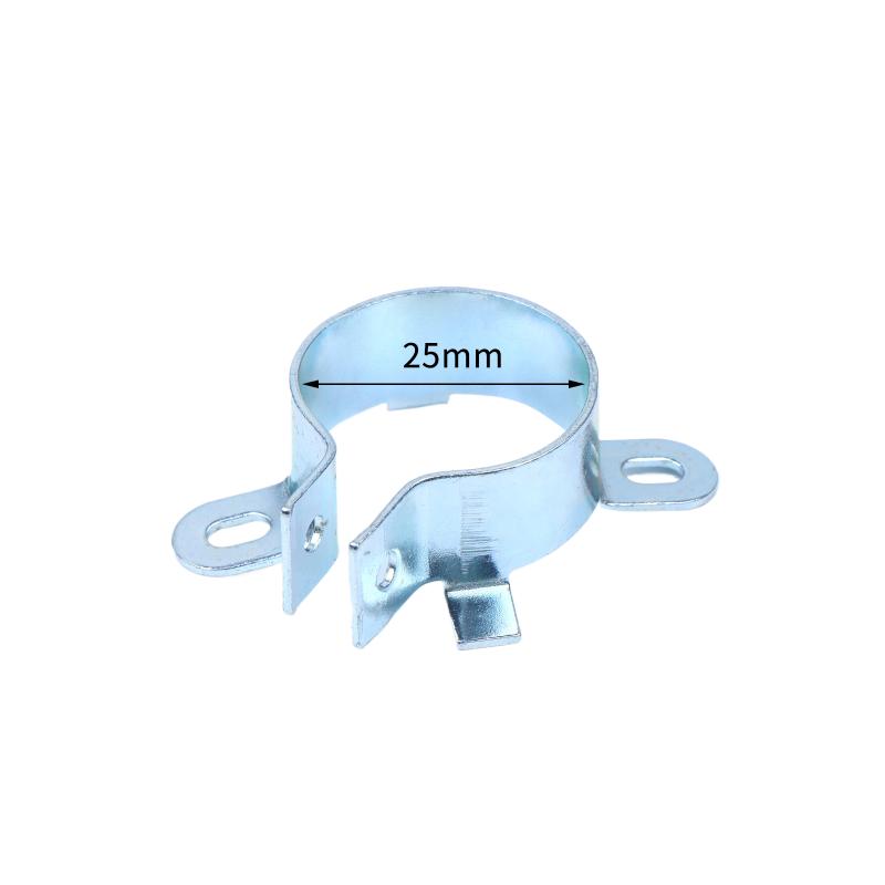 Tin Plated Capacitor Mounting Clamp 2 Feet Fastening Clamping Ring Holder for Power Supply Repair