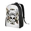 Traffy Law Backpack for Men Women Cool Student Work Daypack Trafalgar Law One Piece Anime College Canvas Bags Outdoor