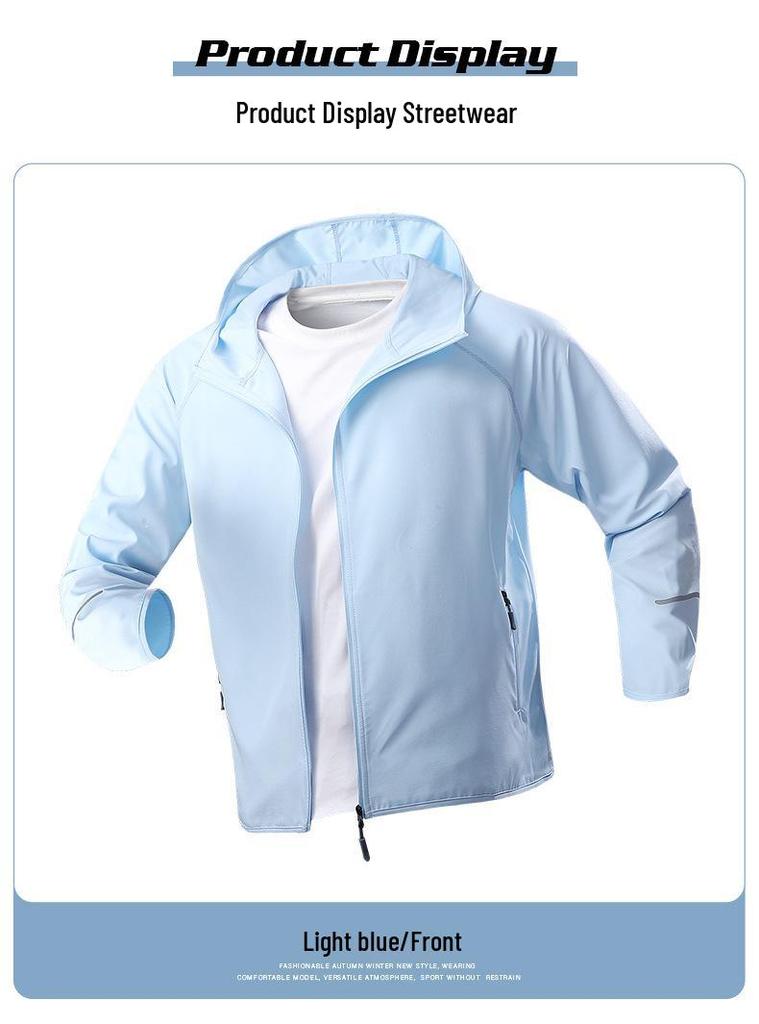 Marathon Unisex Quick-Dry Jacket for Outdoor Sports - Sun Protection for Running, Fishing & Cycling