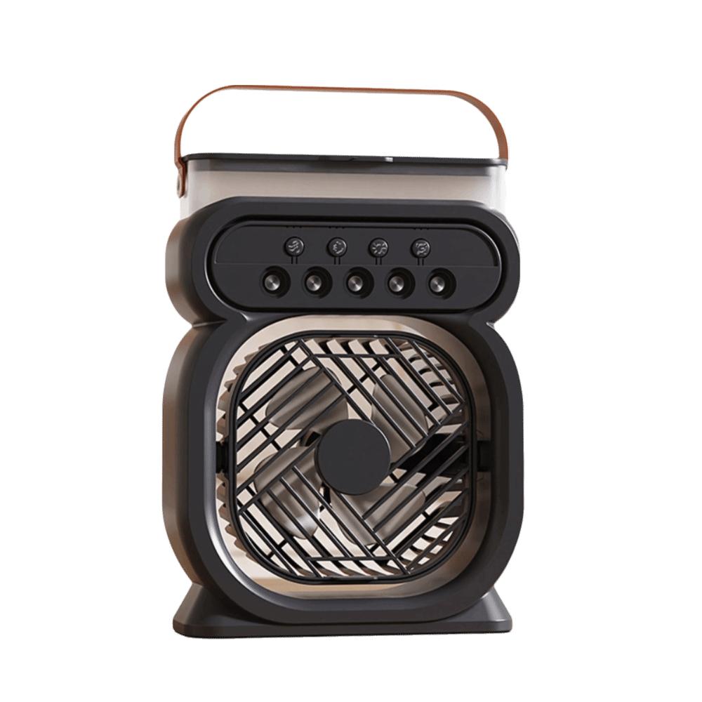 Five-Hole Spray Air Conditioner Water Mist Air Cooler Humidifying USB Electric Fan Desktop