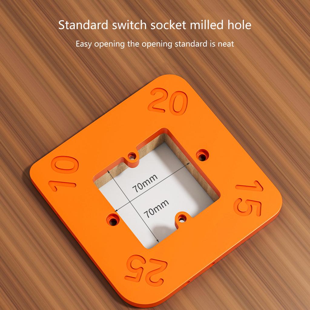 2Pcs Woodworking Router Template R10-R50 Radius Jig Arc Cutting Auxiliary Tool Aluminum Corner Radius Routing Template