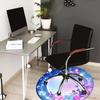 1pc Office Carpet Chair Mats Butterfly Flowers Bubbles Circular Frame Perfect for Decorating Office Chairs, Living Rooms, Or Bedrooms