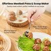 Manual Meatball Maker Food Grade PP Plastic Tool For Meatballs Shrimp Paste Fish Balls