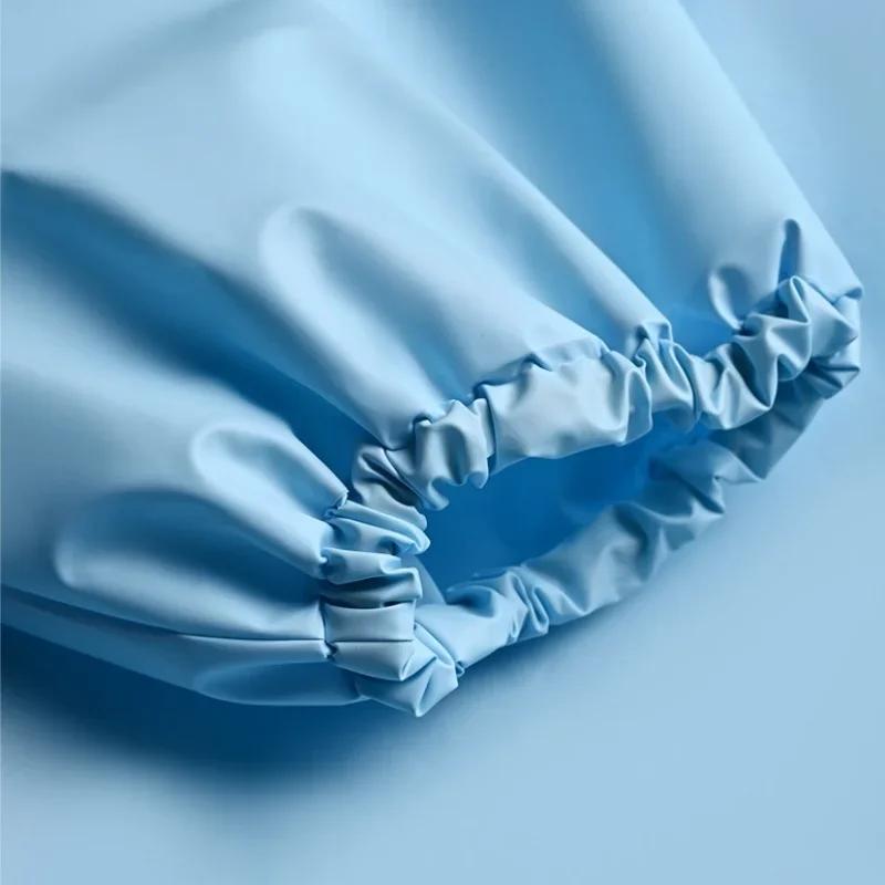 Wasserdichter Kinderregenmantel (PVC) - Niedliches Dinosaurier- & Einhorn-Design Regenponcho Jacke mit Rucksack-Fleck Ideale Studenten-Regenbekleidung