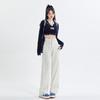 Jeans for Women In Autumn New Style Straight High Waist Loose Slim Floor Trousers for Women In Autumn