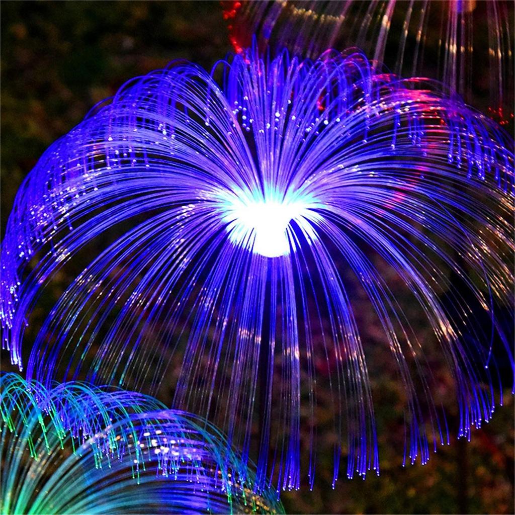 Solar Outdoor Lights MultiColor Changing Jellyfish Ground Lights  LED Lamp Garden Path-way 