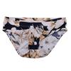 Men's Ice Silk Underwear Sexy Printed Triangle Underwear Scarless U Convex Men's Underwear Breathable Low Waist Underwear