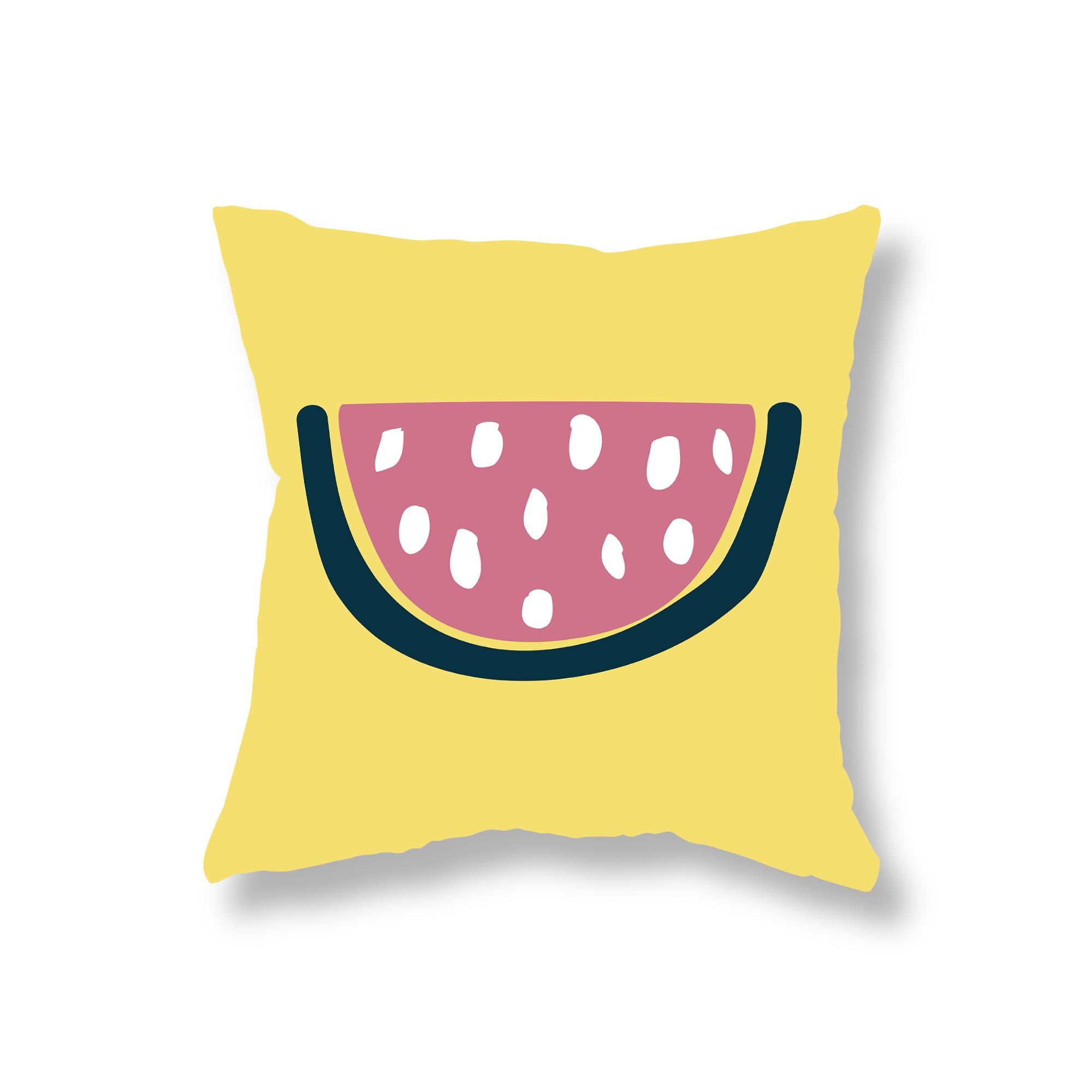 Чехол для подушки с милым кроликом, цветочным принтом и фруктами, декор для дивана, офисный игровой стул, чехол для подушки, домашний декор, наволочка 40x40cm