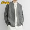 JEEP Men's Minimalist Casual Knit Cardigan