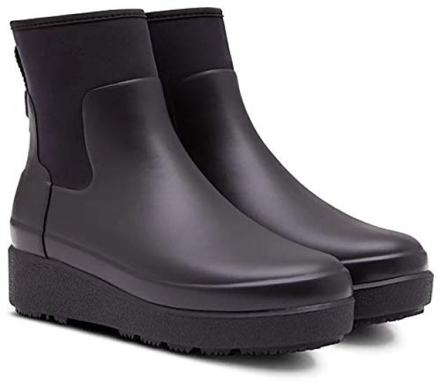 

Hunter WFS2046NRE Short Rain UK Size Women s Boots, Black, 4.0 (23.0cm)