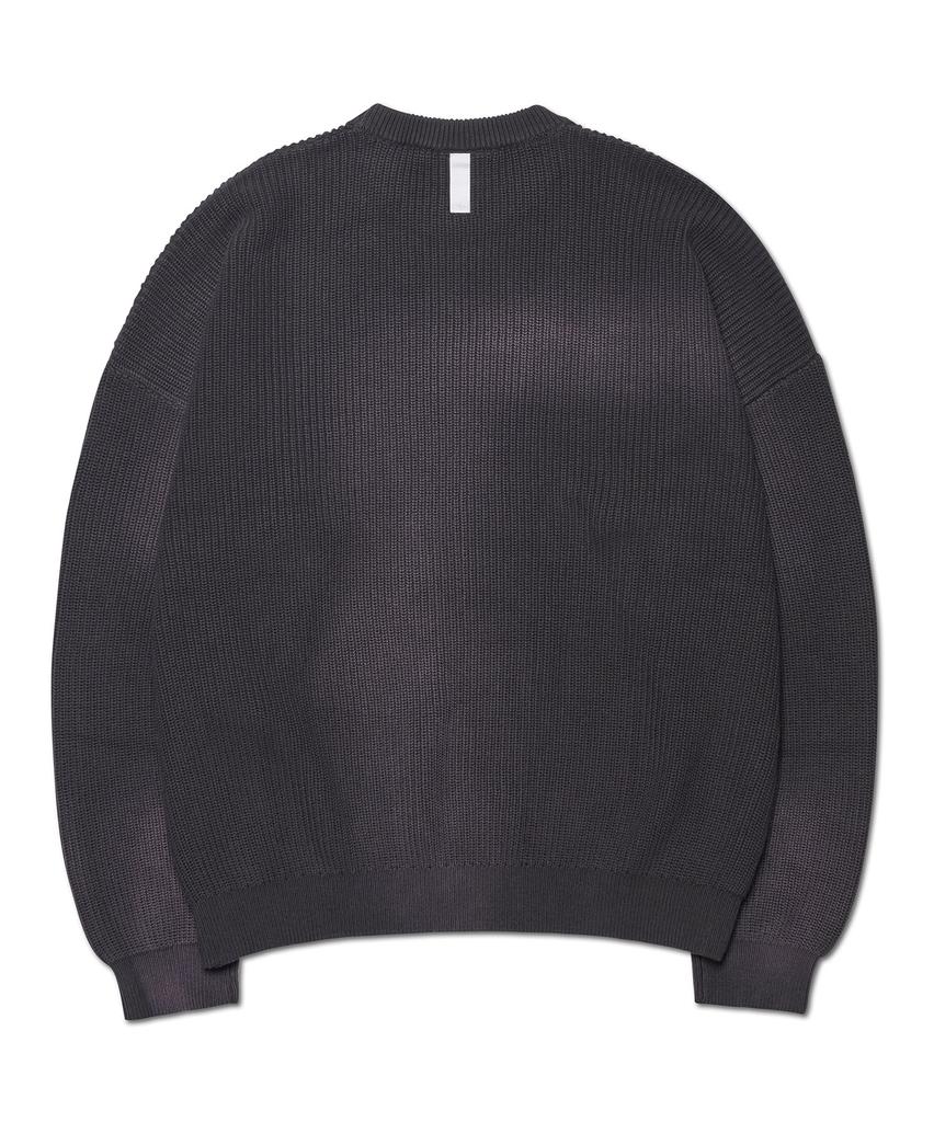 Nomaenyueol Spray Dyeing Knit - Charcoal