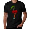 Black Cherry Pinup Tshirt Durable Work Wear Tshirt