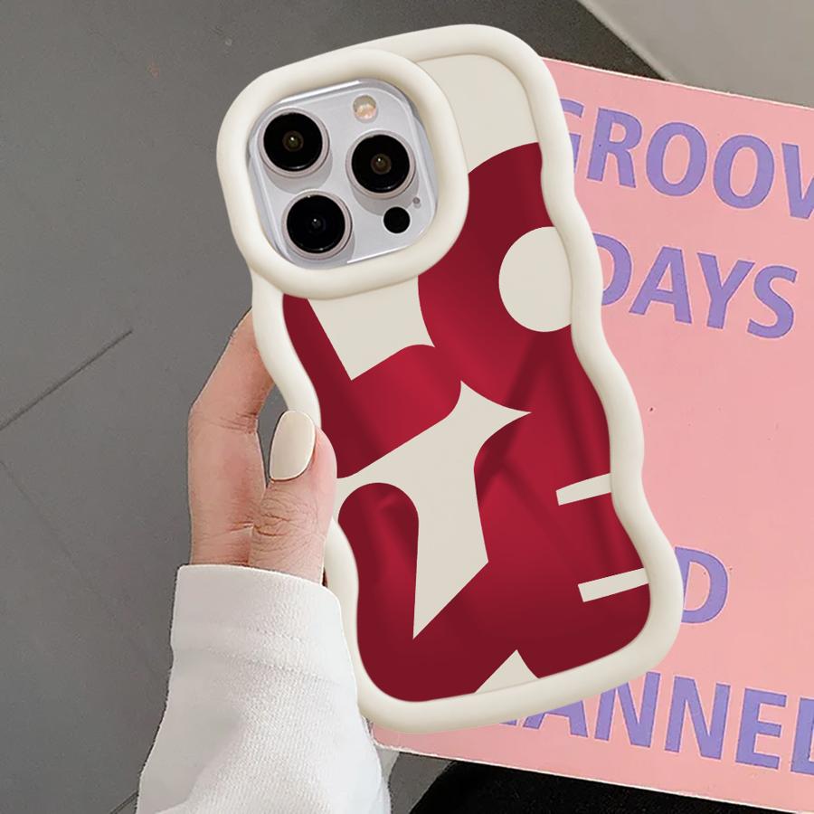 Soft Phone Cover Case for iPhone 11 14 16 Pro Max 12 8 13 17 Air XR 15 Plus Love Heart