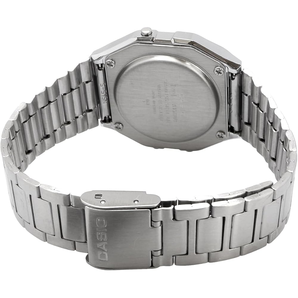 Casio Vintage Series A158WEA-9 Unisex Digital Watch Metal Band Brown Gold