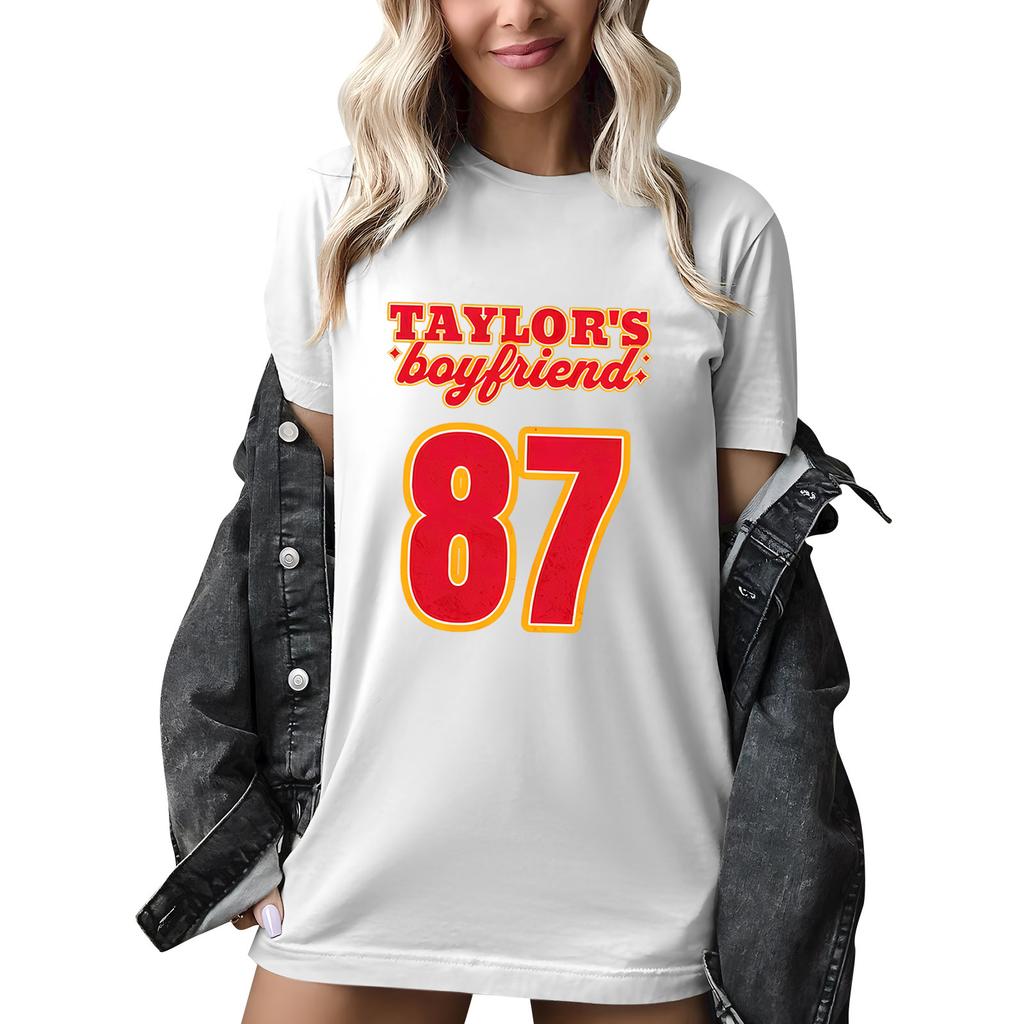 Women's Casual Fashion T-Shirt Round Neck Short Sleeve Top Printed Top