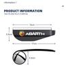 JCF5  Carbon Fiber Car Rearview Side Snow Sun Visor Rain Cover Car Mirror Accessories For Fiat Abarth 595 Abarth 500 Abarth 124 Spider