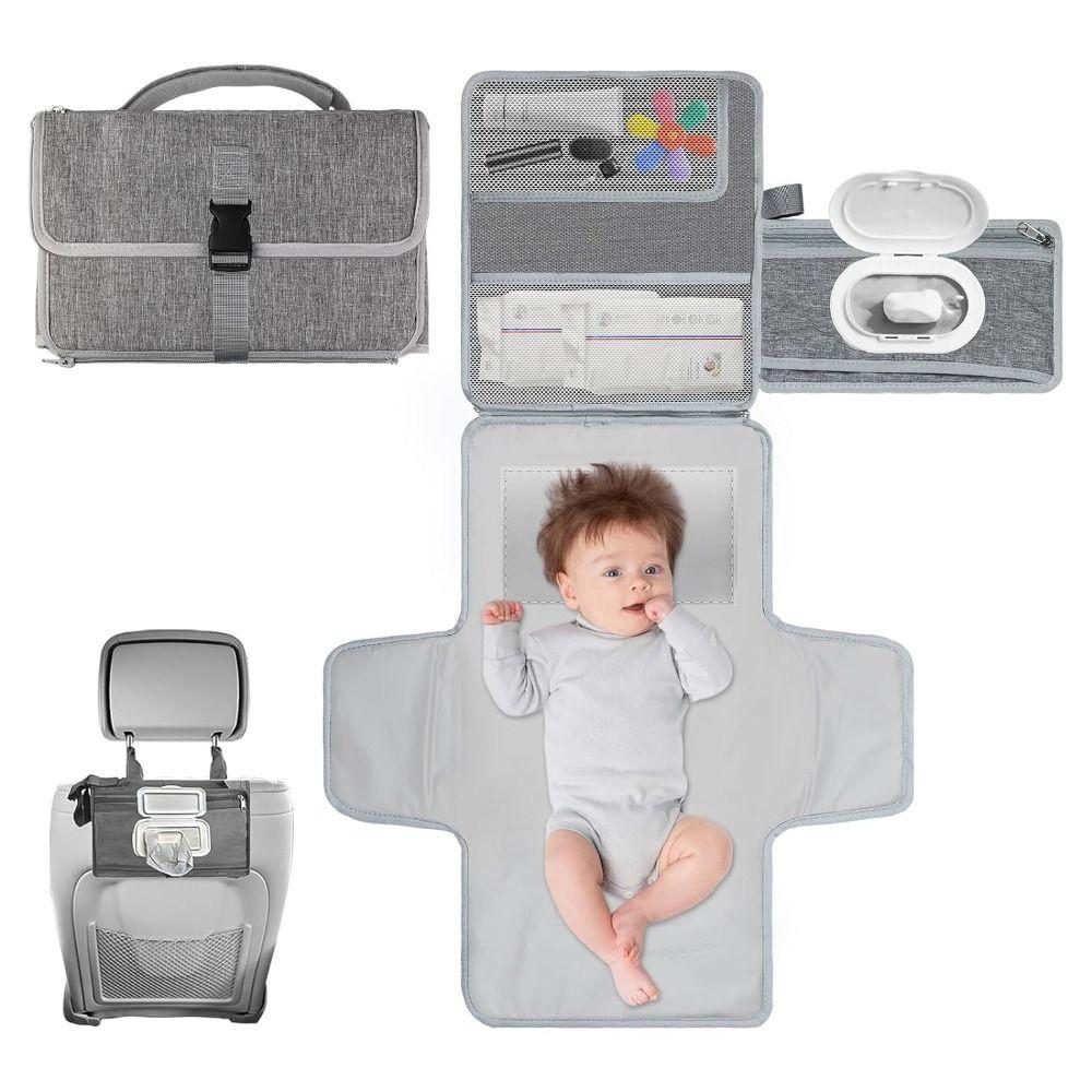 Padded Head Support Diaper Changer Travel Bag Infant Travel Station Kit Infant Care