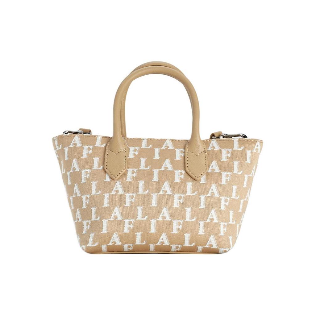 FILA Classic Business Fashion Fabric Tote Bag Women bags Bear-Brown F13W421165FLK