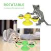 Windmill Cat Toy – Interactive Puzzle Toy for Cats with Whirligig Turntable, Kitten Brush Teeth Game, Rotating Pet Supplies