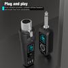 Dynamic Microphone Adapter 6Hrs Battery UHF Automatic Transmitter Setup 200mAh 164ft Range for Audio Mixer and PA Setup