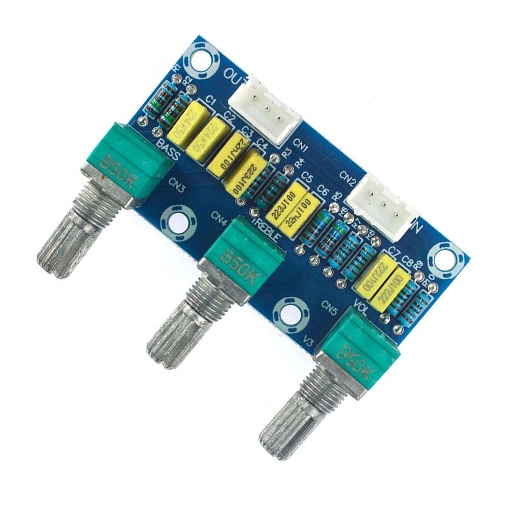 XH-M802 Tone Board Passive Amplifier Preamp Power Module Low High Sound Adjustment Electonic Diy Electronic PCB Board