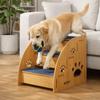 Non-Slip Wooden Dog Stairs Safety Railing Pet Staircase Pet Ramp Pet Climbing Ladder  Helping Climb