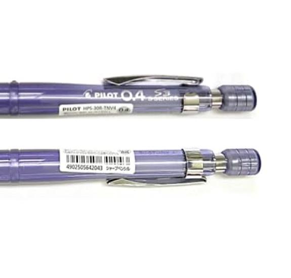 Pilot Mechanical Pencil S3 Transparent 0.4mm HPS-30R- (TNV4 Navy)