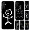 Cartoon Stickman Matchman Phone Case for Samsung Galaxy A16 A26 A36 A56 A15 A25 A35 A55 A14 A24 A34 A54 A13 A23 A33 A53 A05S A04