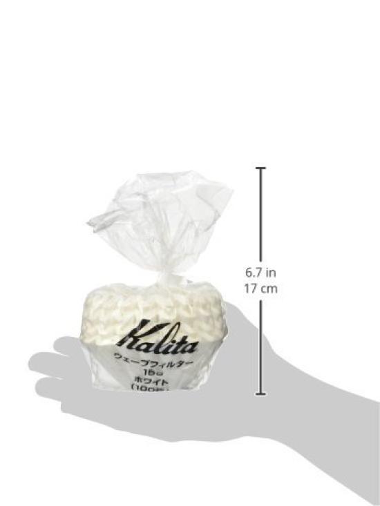 2 X Kalita Wave Series Wave Filter 155 [For 1-2 People] White, 100 Filters #22201