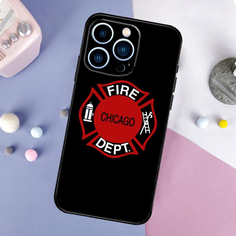 Firefighter Fire Department Fireman Funda For iPhone 16 15 11 12 13 14 Pro MAX X XS Max XR Plus 13 Mini Phone Case
