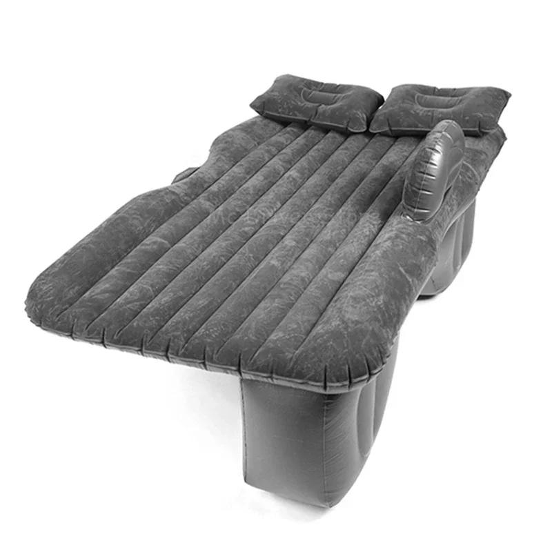 Car Travel Bed Automotive Air Inflatable Mattress Camping Sofa Rear Seat Rest Cushion Sleeping Pad Universal Inflable Coche