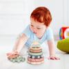New Stacking Teether: Stackable, Easy-to-Grasp, Anti-Sucking Toy for Infants.