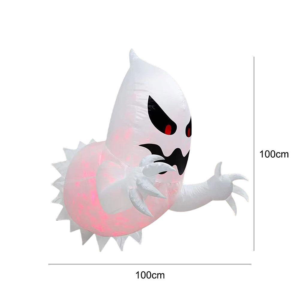 Halloween Inflatables Decorations Window Crasher Ghosts Foldable Balloon Table Ornament for Halloween Party Indoor Outdoor Yard