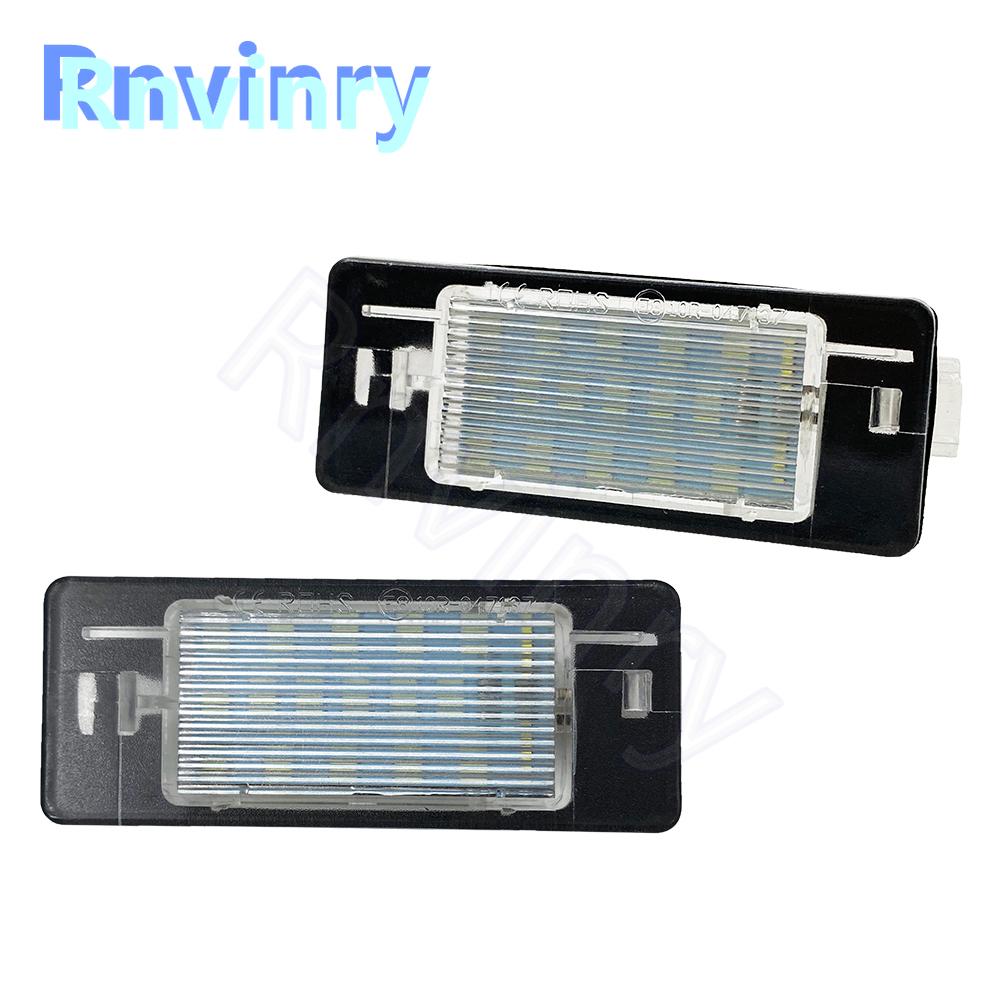 2pcs Rear Tail Tag Lamp For Opel Vectra C Estate 2002-2008 Rear Tail Tag Lamp Canbus Led License Number Plate Light