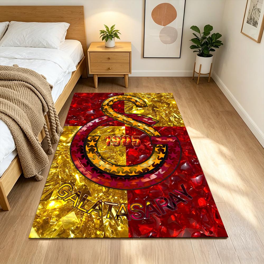 Aslanlar GS Floor Rug Office Rug Perfect for Entryway Game Room Dining Room Dormitory Anti-slip Rug Office home decor Perfect Gift for Women/Men