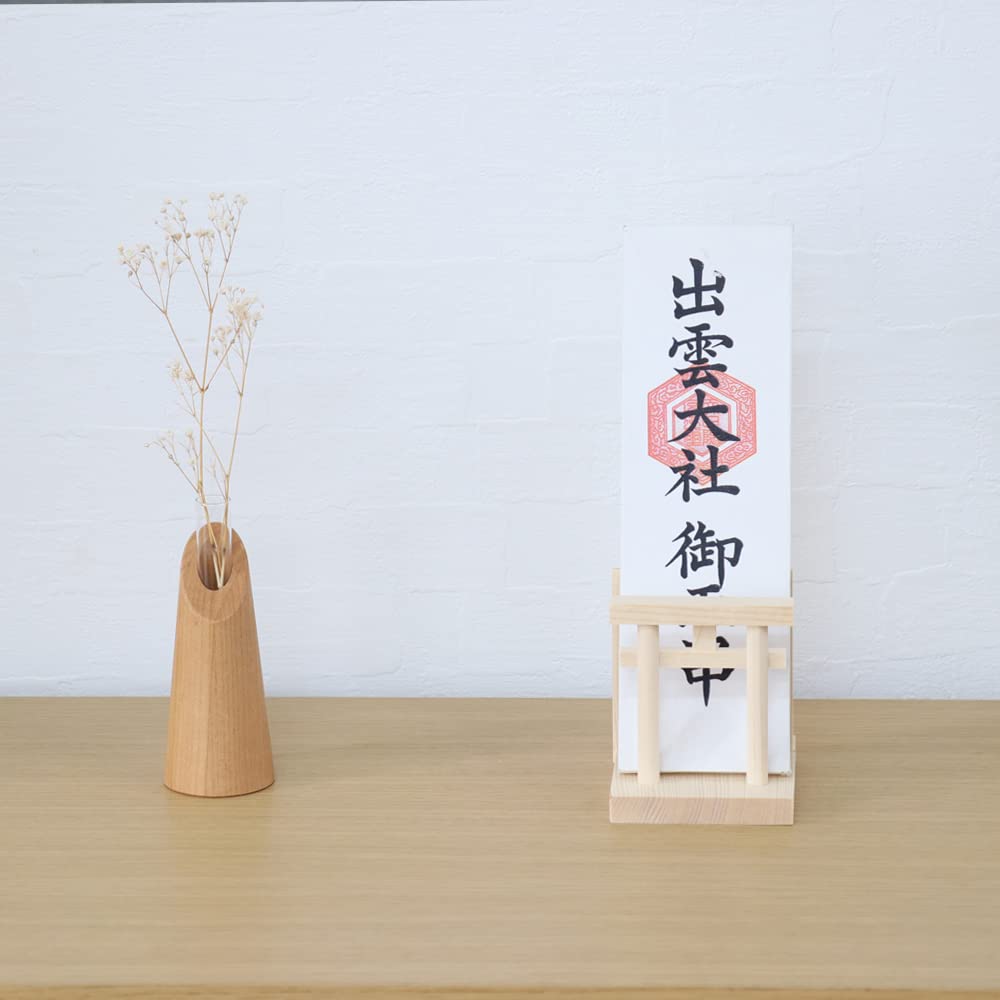 Small talisman stand with torii gate, Tatematsuri style, compact, freestanding, made in Japan